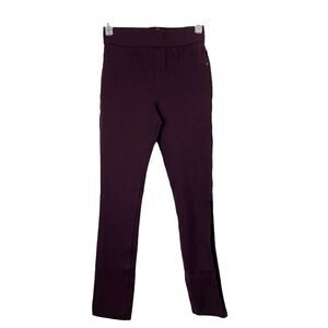 Spanx The Perfect  Ankle‎ 4-Pocket pants Sz XS maroon red